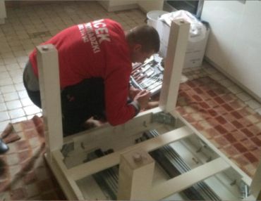 przeprowadzka mieszkania w bloku, Łódź